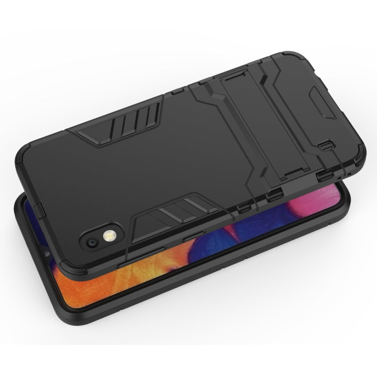 Shockproof PC + TPU Case for Galaxy A10, with Holder - HoMEdemic™ 