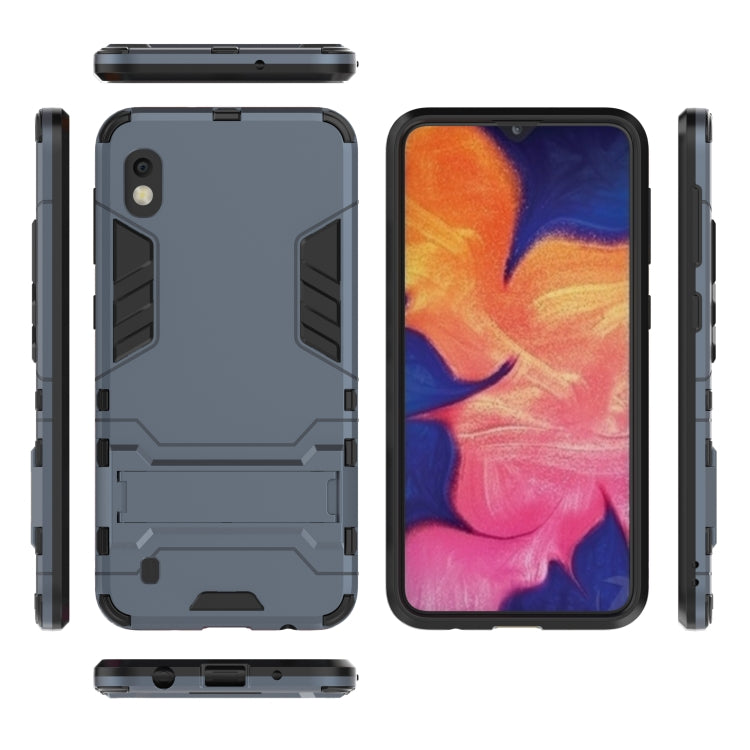 Shockproof PC + TPU Case for Galaxy A10, with Holder - HoMEdemic™ 