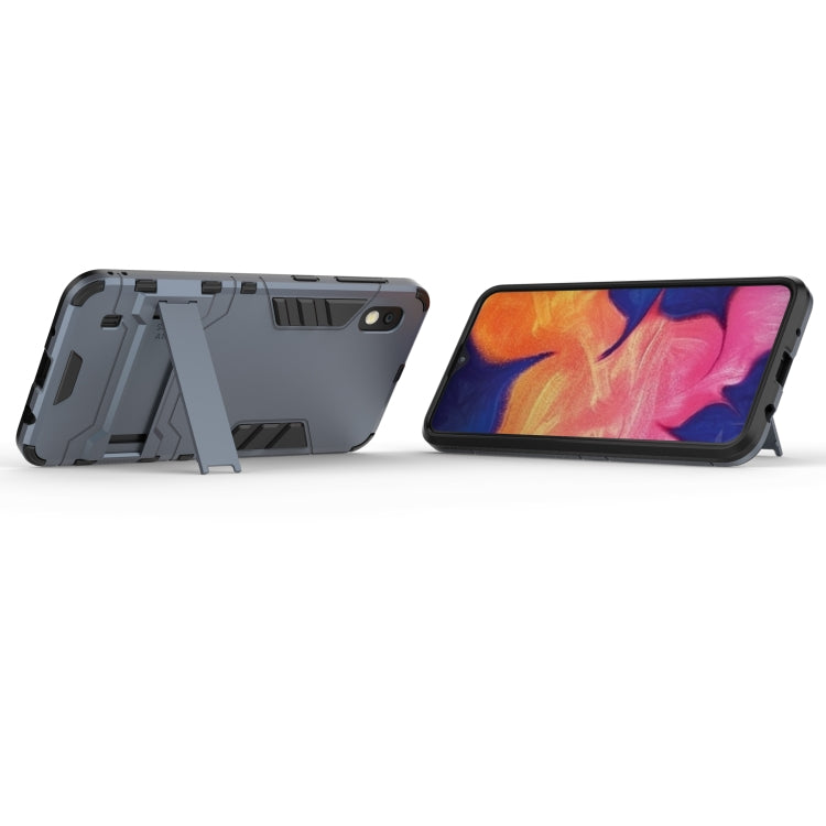 Shockproof PC + TPU Case for Galaxy A10, with Holder - HoMEdemic™ 