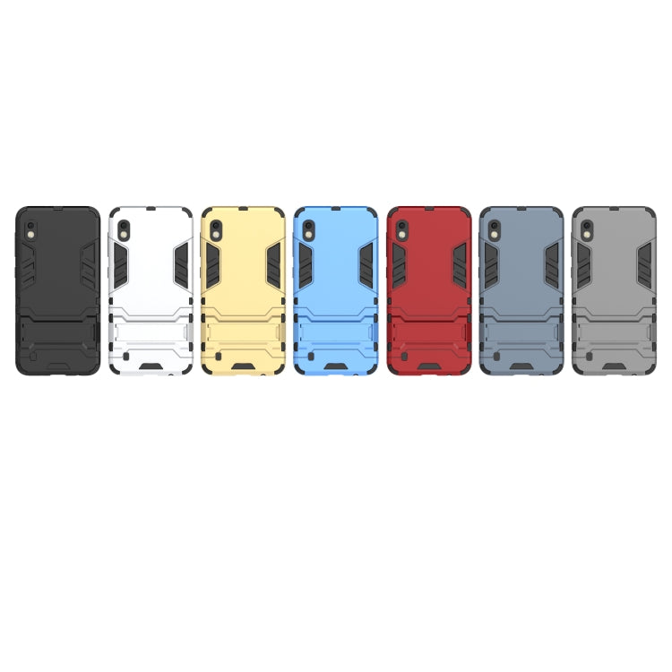 Shockproof PC + TPU Case for Galaxy A10, with Holder - HoMEdemic™ 