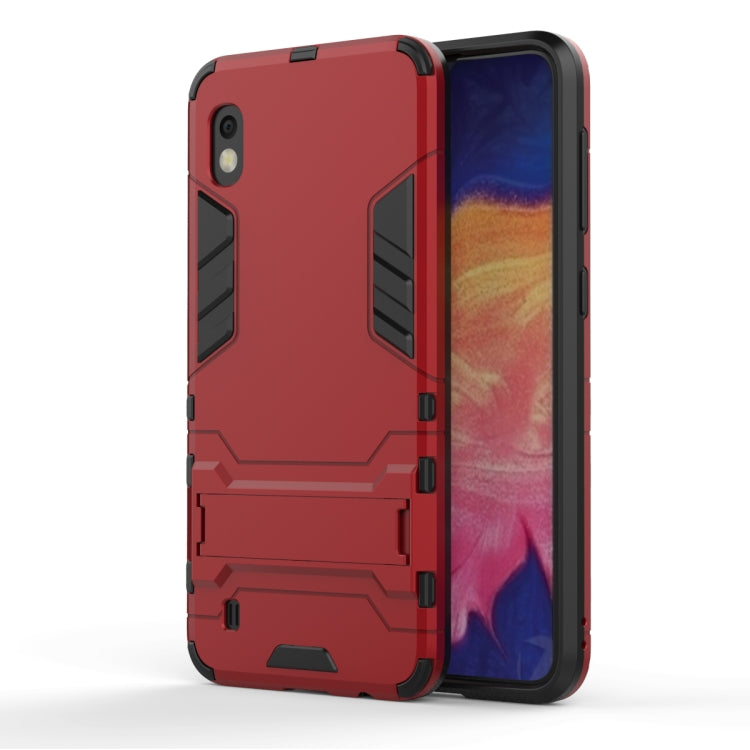 Shockproof PC + TPU Case for Galaxy A10, with Holder - HoMEdemic™ 