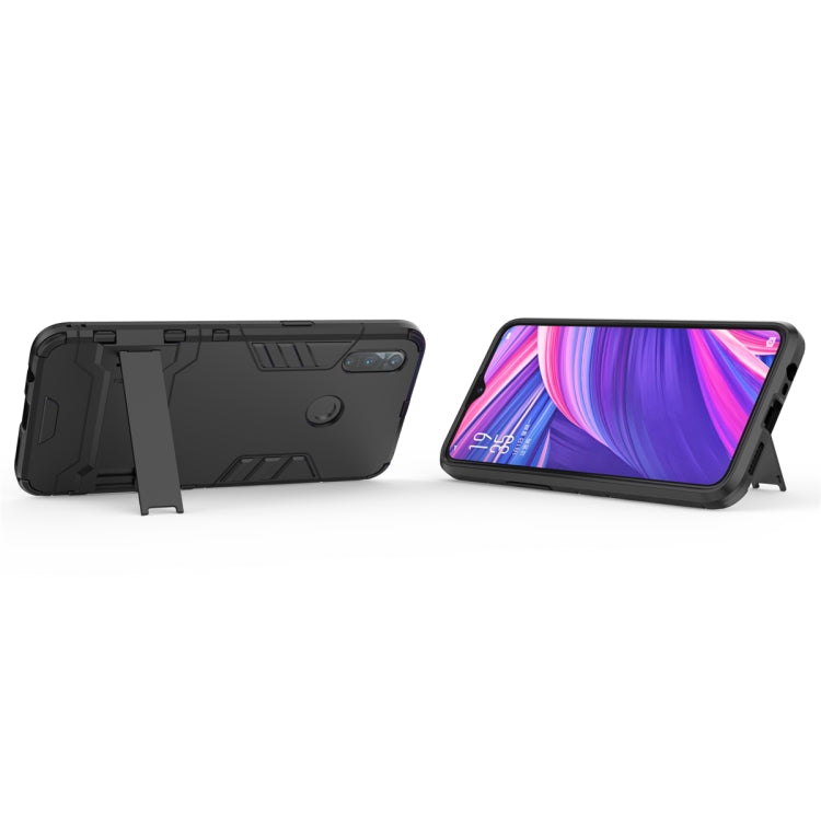 Shockproof PC + TPU Case with Holder for, For OPPO Realme 3, For Huawei Nova 5i Pro, For iPhone 11 Pro, For iPhone 11, For iPhone 11 Pro Max - HoMEdemic™ 