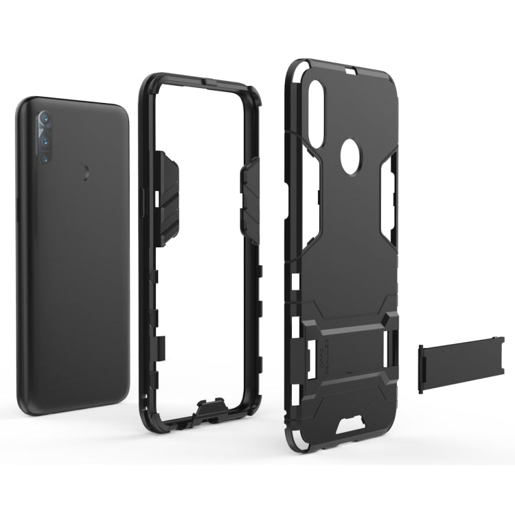 Shockproof PC + TPU Case with Holder for, For OPPO Realme 3, For Huawei Nova 5i Pro, For iPhone 11 Pro, For iPhone 11, For iPhone 11 Pro Max - HoMEdemic™ 