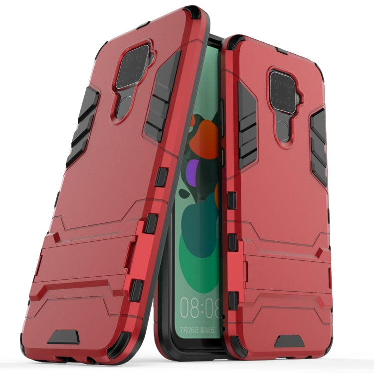 Shockproof PC + TPU Case with Holder for, For OPPO Realme 3, For Huawei Nova 5i Pro, For iPhone 11 Pro, For iPhone 11, For iPhone 11 Pro Max - HoMEdemic™ 