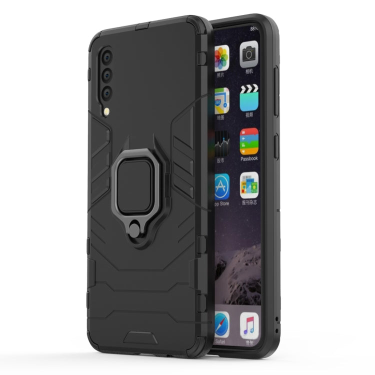 Shockproof PC + TPU Protective Case for Galaxy A50, with Magnetic Ring Holder, For Galaxy A50 - HoMEdemic™ 