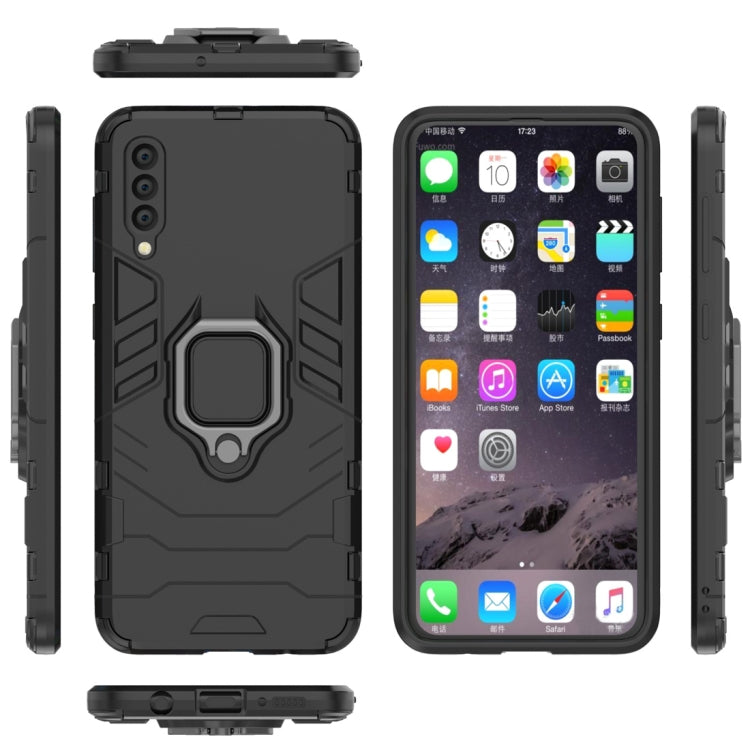 Shockproof PC + TPU Protective Case for Galaxy A50, with Magnetic Ring Holder, For Galaxy A50 - HoMEdemic™ 