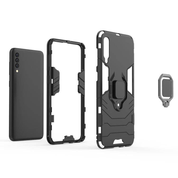 Shockproof PC + TPU Protective Case for Galaxy A50, with Magnetic Ring Holder, For Galaxy A50 - HoMEdemic™ 
