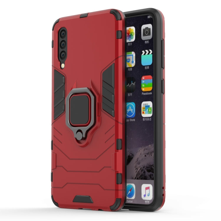 Shockproof PC + TPU Protective Case for Galaxy A50, with Magnetic Ring Holder, For Galaxy A50 - HoMEdemic™ 