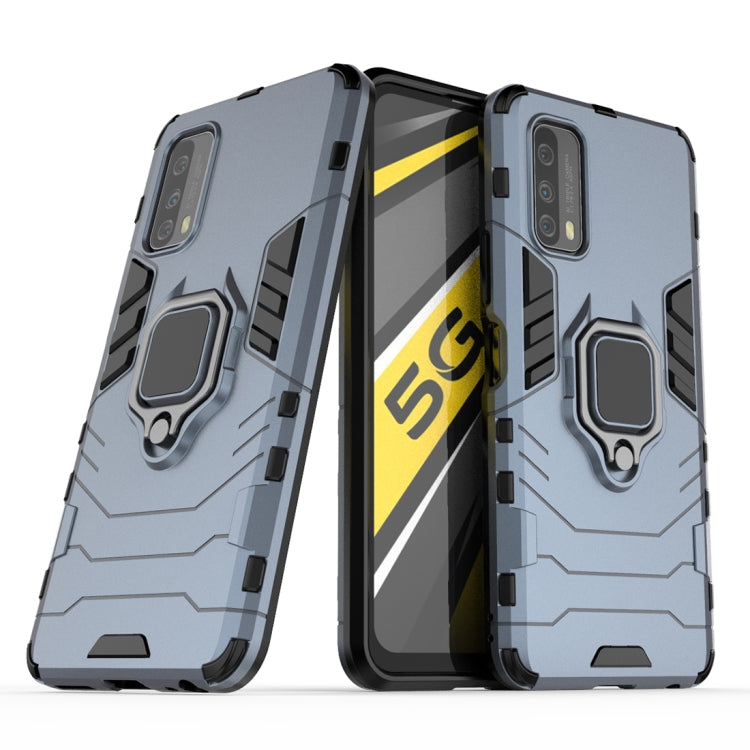 Shockproof PC + TPU Protective Case with Magnetic Ring Holder, For iPhone 12  mini, For OPPO A7 / A12, For Vivo iQOO Z1x, For Vivo X50 Pro+, For OnePlus Nord, For OPPO A72 5G, For Galaxy M01 - HoMEdemic™ 