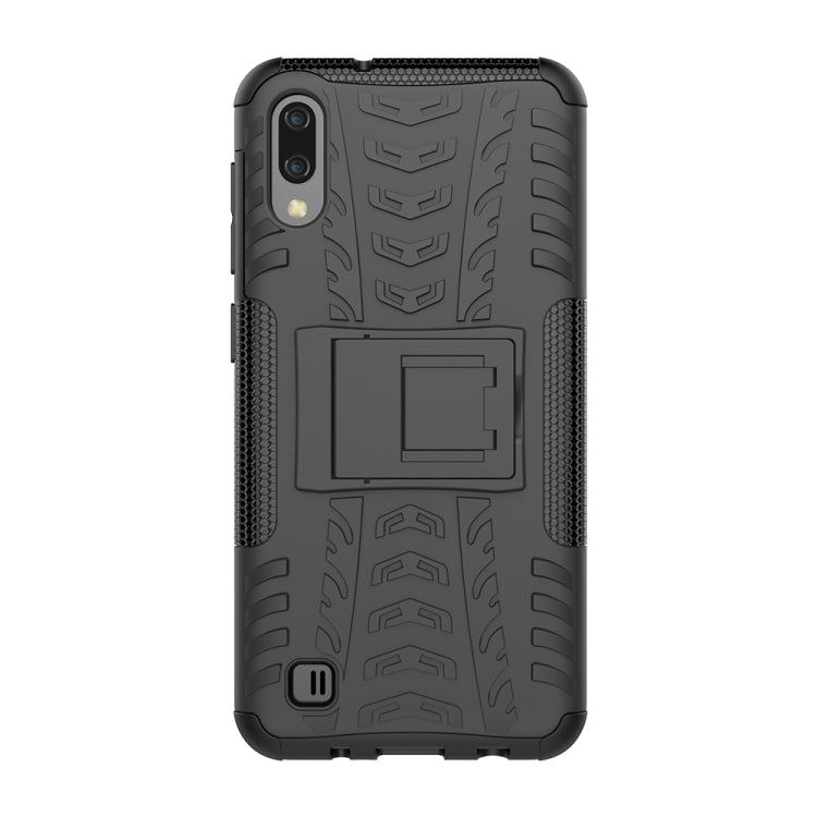 Shockproof  PC + TPU Tire Pattern Case for Galaxy M10, with Holder - HoMEdemic™ 