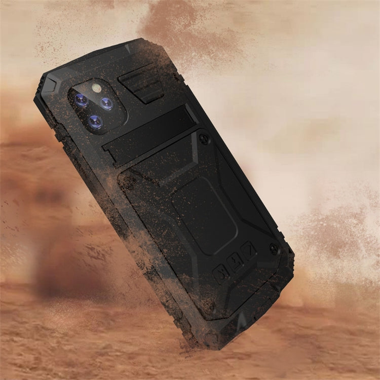 Shockproof Waterproof Dust-proof Metal + Silicone Protective Case with Holder, For iPhone 11, For iPhone 11 Pro, For iPhone 11 Pro Max, For iPhone XS Max, For Galaxy S20 Ultra - HoMEdemic™ 