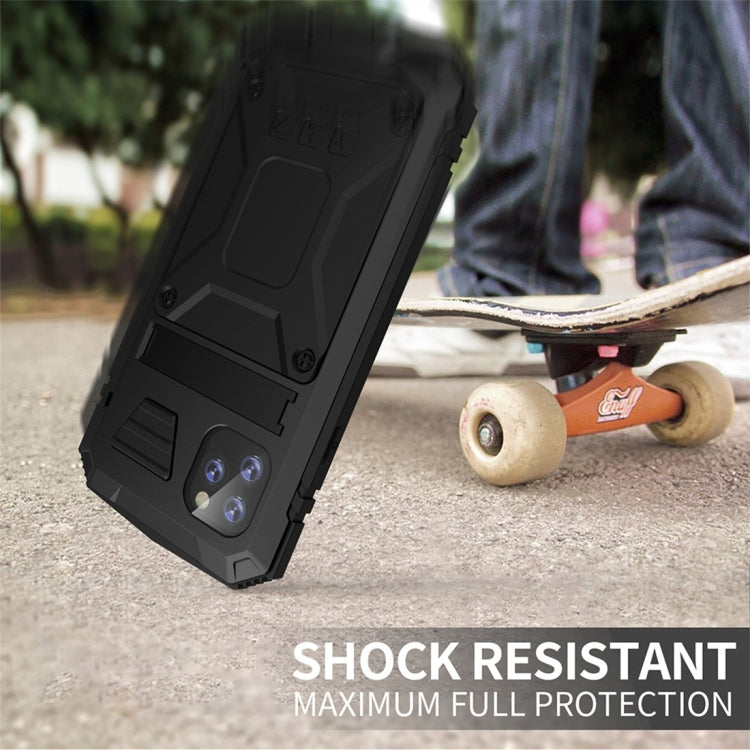Shockproof Waterproof Dust-proof Metal + Silicone Protective Case with Holder, For iPhone 11, For iPhone 11 Pro, For iPhone 11 Pro Max, For iPhone XS Max, For Galaxy S20 Ultra - HoMEdemic™ 