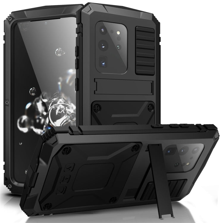 Shockproof Waterproof Dust-proof Metal + Silicone Protective Case with Holder, For iPhone 11, For iPhone 11 Pro, For iPhone 11 Pro Max, For iPhone XS Max, For Galaxy S20 Ultra - HoMEdemic™ 