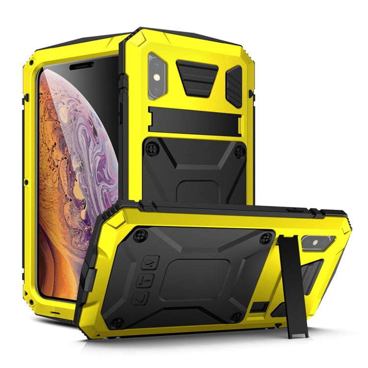 Shockproof Waterproof Dust-proof Metal + Silicone Protective Case with Holder, For iPhone 11, For iPhone 11 Pro, For iPhone 11 Pro Max, For iPhone XS Max, For Galaxy S20 Ultra - HoMEdemic™ 