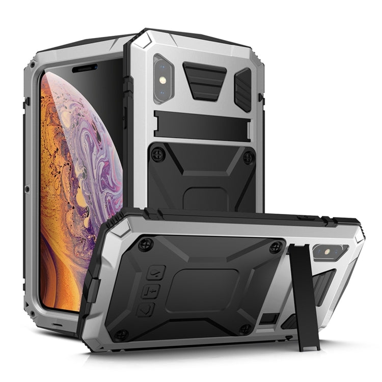 Shockproof Waterproof Dust-proof Metal + Silicone Protective Case with Holder, For iPhone 11, For iPhone 11 Pro, For iPhone 11 Pro Max, For iPhone XS Max, For Galaxy S20 Ultra - HoMEdemic™ 