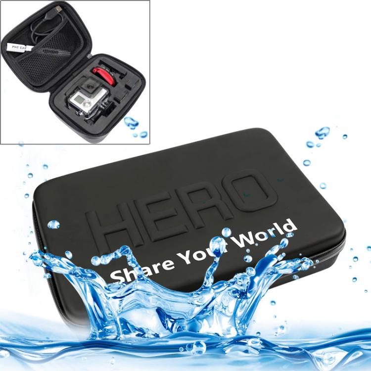 Shockproof Waterproof Portable Travel Case for GoPro, Insta360, DJI and Other Action Cameras Accessories, Size: 16cm x 12cm x 7cm - HoMEdemic™ 