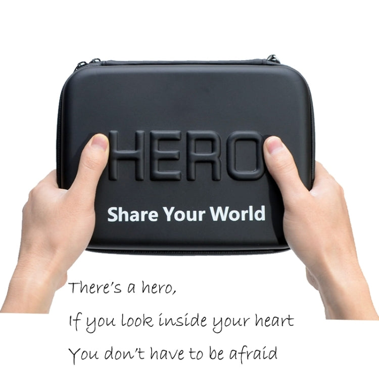 Shockproof Waterproof Portable Travel Case for GoPro, Insta360, DJI and Other Action Cameras Accessories, Size: 22cm x 16cm x 7cm - HoMEdemic™ 