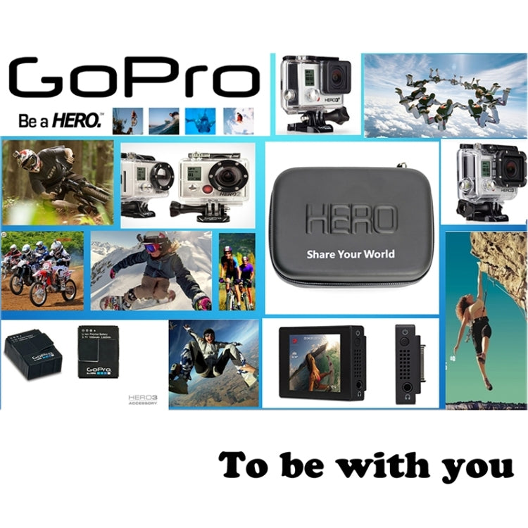 Shockproof Waterproof Portable Travel Case for GoPro, Insta360, DJI and Other Action Cameras Accessories, Size: 22cm x 16cm x 7cm - HoMEdemic™ 