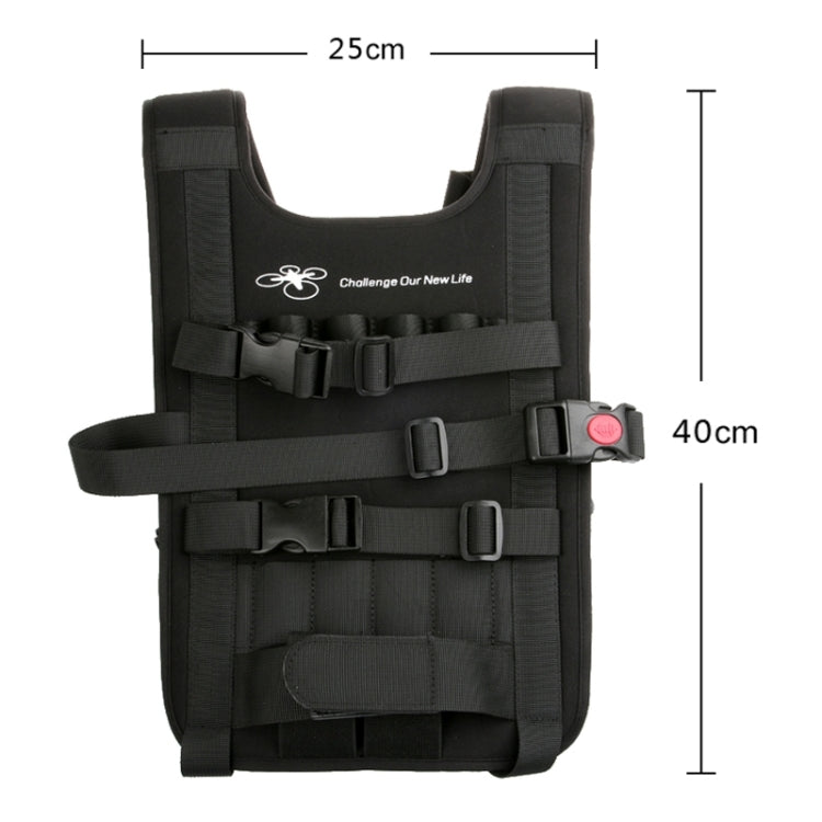 Shoulder Backpack Carry Case Multipurpose Bag Neck Strap Belt for Dji Phantom 3 / 2 / 1 / Vision+, Carry Available for Quadcopter, Remote Controller, Battery, Propellers(Black) - HoMEdemic™ 