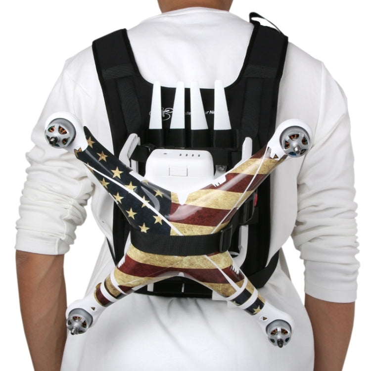 Shoulder Backpack Carry Case Multipurpose Bag Neck Strap Belt for Dji Phantom 3 / 2 / 1 / Vision+, Carry Available for Quadcopter, Remote Controller, Battery, Propellers(Black) - HoMEdemic™ 