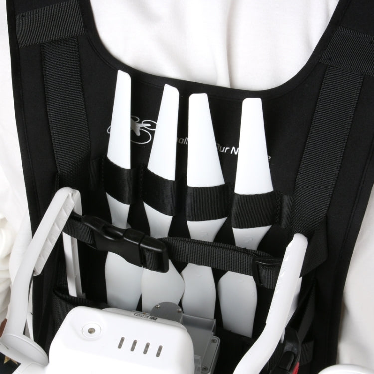 Shoulder Backpack Carry Case Multipurpose Bag Neck Strap Belt for Dji Phantom 3 / 2 / 1 / Vision+, Carry Available for Quadcopter, Remote Controller, Battery, Propellers(Black) - HoMEdemic™ 