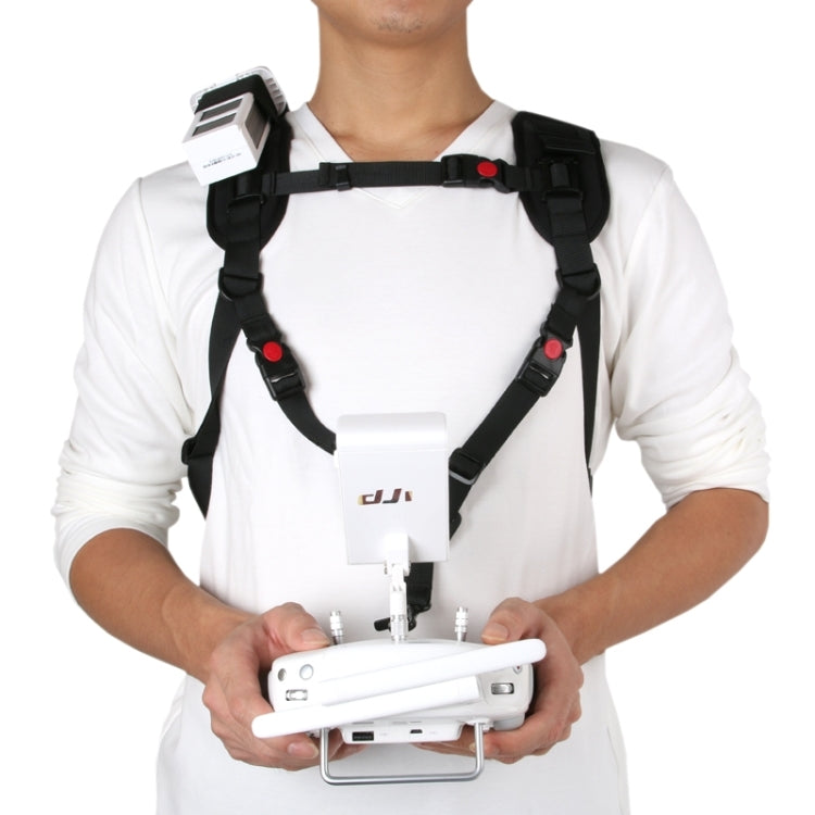 Shoulder Backpack Carry Case Multipurpose Bag Neck Strap Belt for Dji Phantom 3 / 2 / 1 / Vision+, Carry Available for Quadcopter, Remote Controller, Battery, Propellers(Black) - HoMEdemic™ 