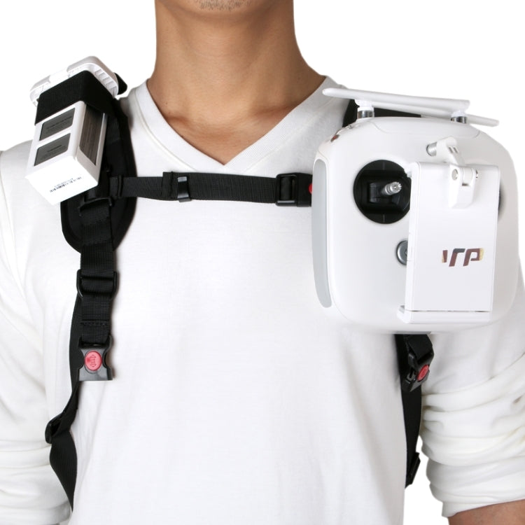 Shoulder Backpack Carry Case Multipurpose Bag Neck Strap Belt for Dji Phantom 3 / 2 / 1 / Vision+, Carry Available for Quadcopter, Remote Controller, Battery, Propellers(Black) - HoMEdemic™ 