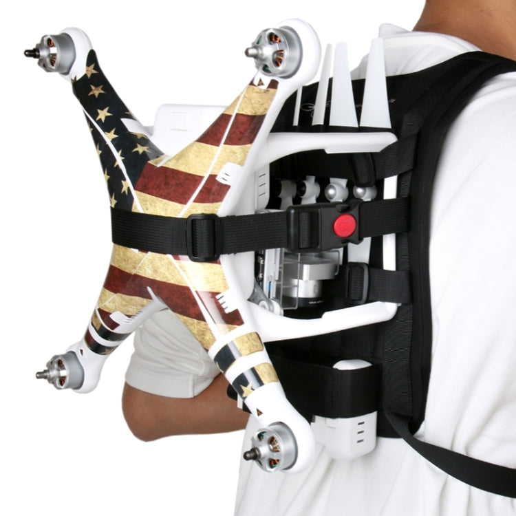 Shoulder Backpack Carry Case Multipurpose Bag Neck Strap Belt for Dji Phantom 3 / 2 / 1 / Vision+, Carry Available for Quadcopter, Remote Controller, Battery, Propellers(Black) - HoMEdemic™ 