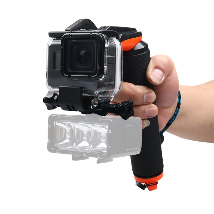 Shutter Trigger + Floating Hand Grip Diving Buoyancy Stick with Adjustable Anti-lost Strap & Screw & Wrench for GoPro HERO7 /6 Black /5 Black - HoMEdemic™ 