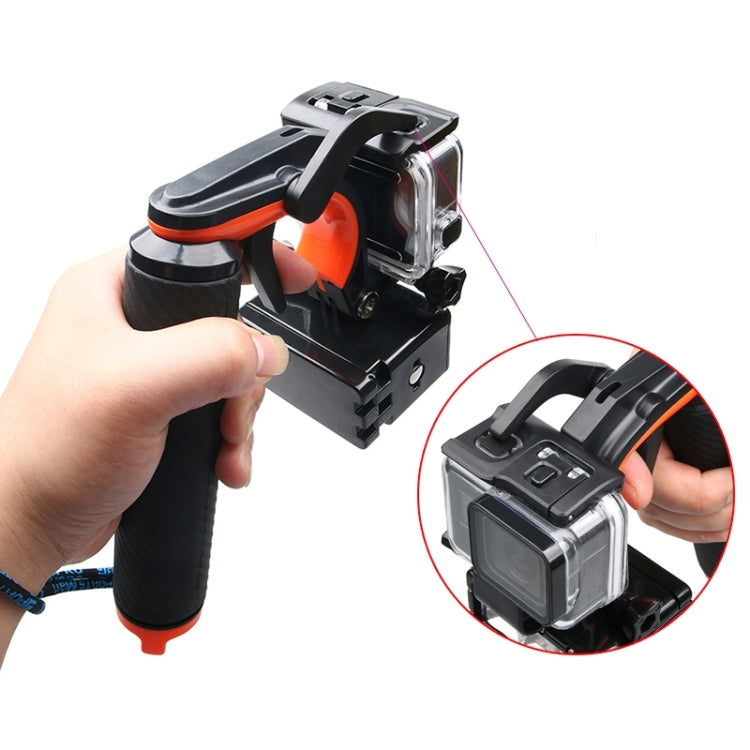 Shutter Trigger + Floating Hand Grip Diving Buoyancy Stick with Adjustable Anti-lost Strap & Screw & Wrench for GoPro HERO7 /6 Black /5 Black - HoMEdemic™ 
