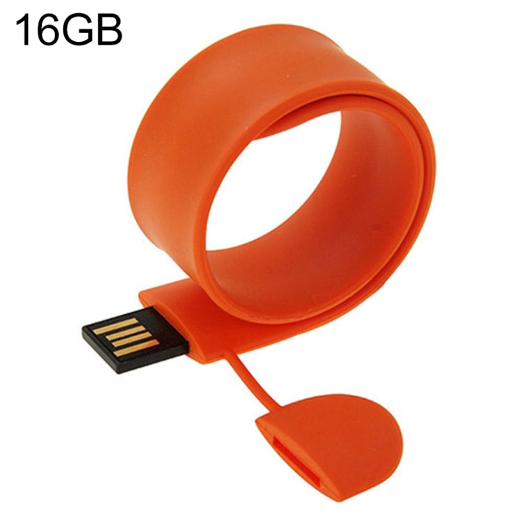 Silicone Bracelet USB Flash Disk with 16GB Memory, 16GB, 16GB (Orange), 16GB (Pink), 16GB (Purple) - HoMEdemic™ 