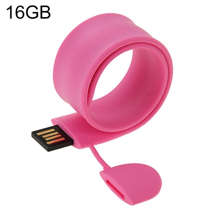 Silicone Bracelet USB Flash Disk with 16GB Memory, 16GB, 16GB (Orange), 16GB (Pink), 16GB (Purple) - HoMEdemic™ 