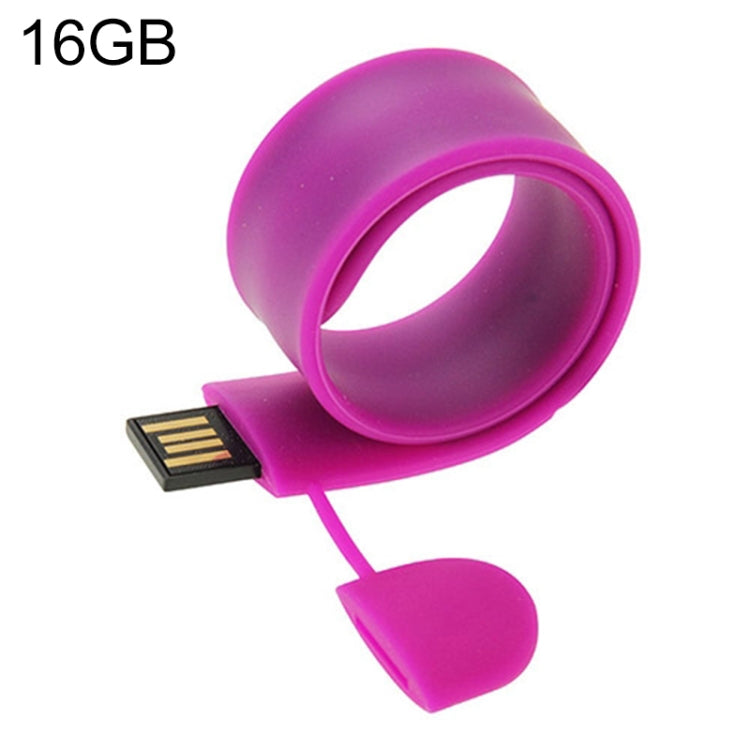 Silicone Bracelet USB Flash Disk with 16GB Memory, 16GB, 16GB (Orange), 16GB (Pink), 16GB (Purple) - HoMEdemic™ 