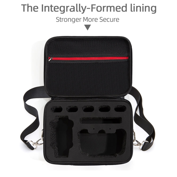 Single Shoulder Storage Bag Shockproof Waterproof Travel Carrying Cover Hard Case for FIMI X8 Mini(Black + Black Liner) - HoMEdemic™ 