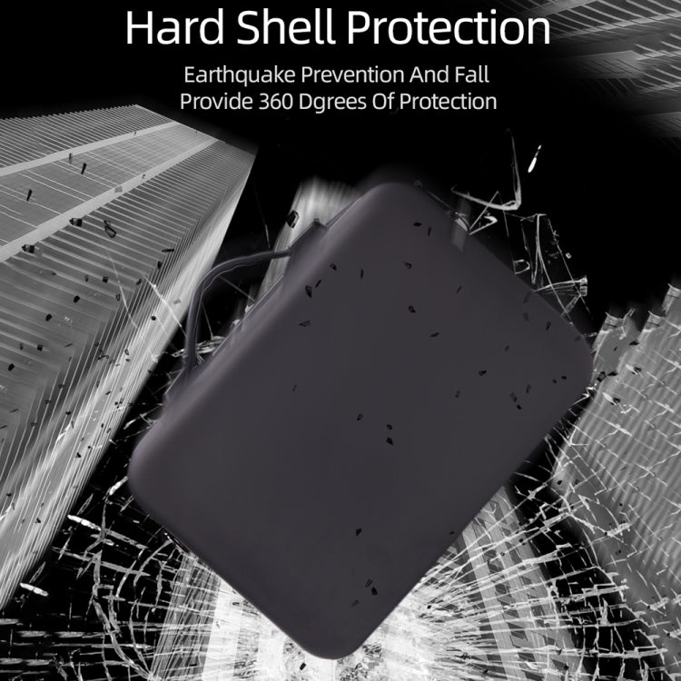 Single Shoulder Storage Bag Shockproof Waterproof Travel Carrying Cover Hard Case for FIMI X8 Mini(Black + Red Liner) - HoMEdemic™ 