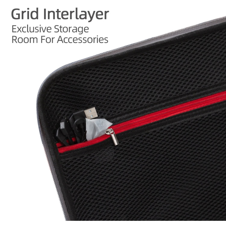 Single Shoulder Storage Bag Shockproof Waterproof Travel Carrying Cover Hard Case for FIMI X8 Mini(Black + Red Liner) - HoMEdemic™ 