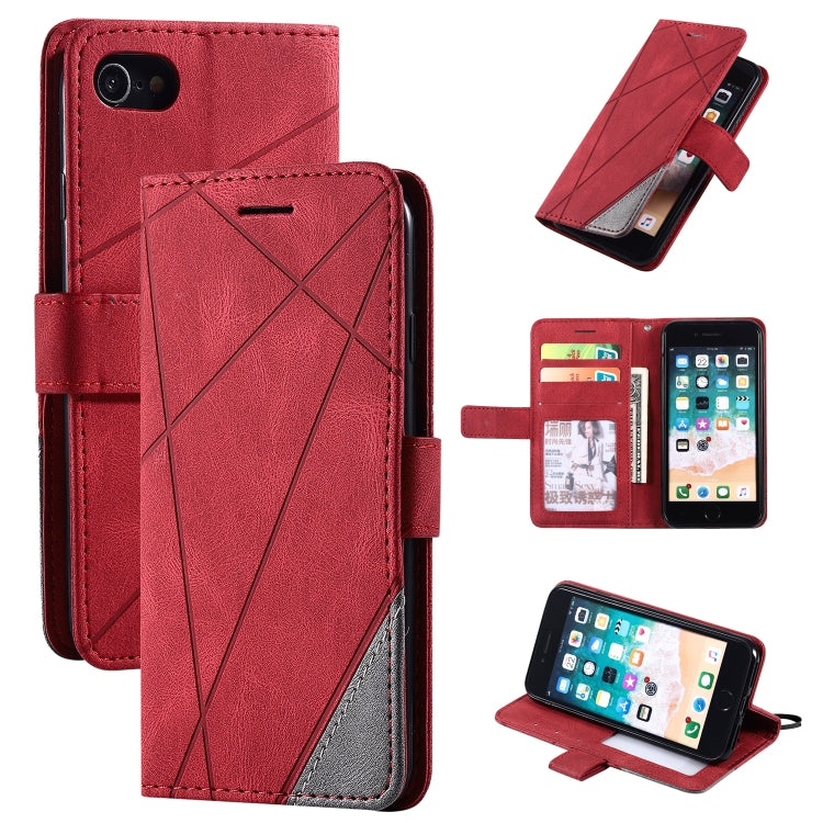Skin Feel Splicing Horizontal Flip Leather Case with Holder & Card Slots & Wallet & Photo Frame, For iPhone SE 2022 / SE 2020 / 8 / 7, For Xiaomi Redmi Note 8, For Xiaomi Redmi Note 8 Pro - HoMEdemic™ 