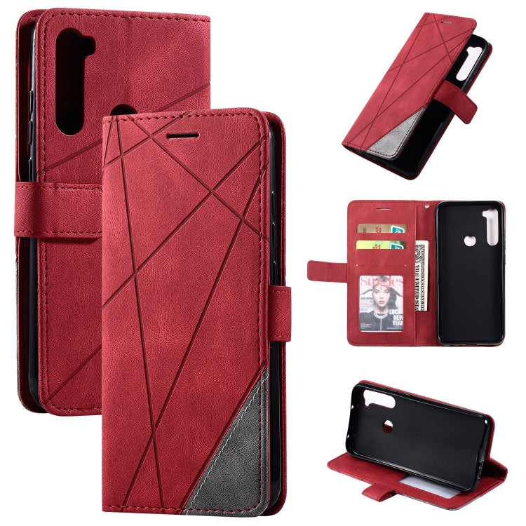 Skin Feel Splicing Horizontal Flip Leather Case with Holder & Card Slots & Wallet & Photo Frame, For iPhone SE 2022 / SE 2020 / 8 / 7, For Xiaomi Redmi Note 8, For Xiaomi Redmi Note 8 Pro - HoMEdemic™ 