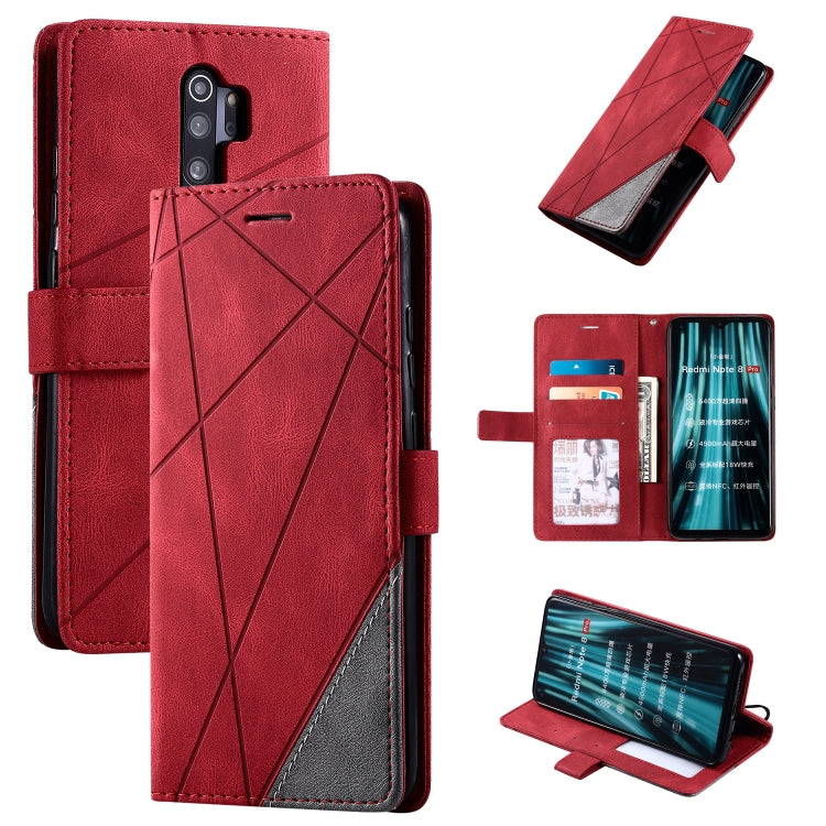 Skin Feel Splicing Horizontal Flip Leather Case with Holder & Card Slots & Wallet & Photo Frame, For iPhone SE 2022 / SE 2020 / 8 / 7, For Xiaomi Redmi Note 8, For Xiaomi Redmi Note 8 Pro - HoMEdemic™ 