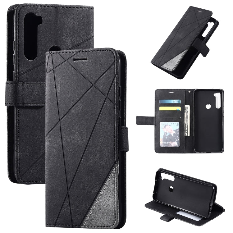 Skin Feel Splicing Horizontal Flip Leather Case with Holder & Card Slots & Wallet & Photo Frame, For iPhone SE 2022 / SE 2020 / 8 / 7, For Xiaomi Redmi Note 8, For Xiaomi Redmi Note 8 Pro - HoMEdemic™ 