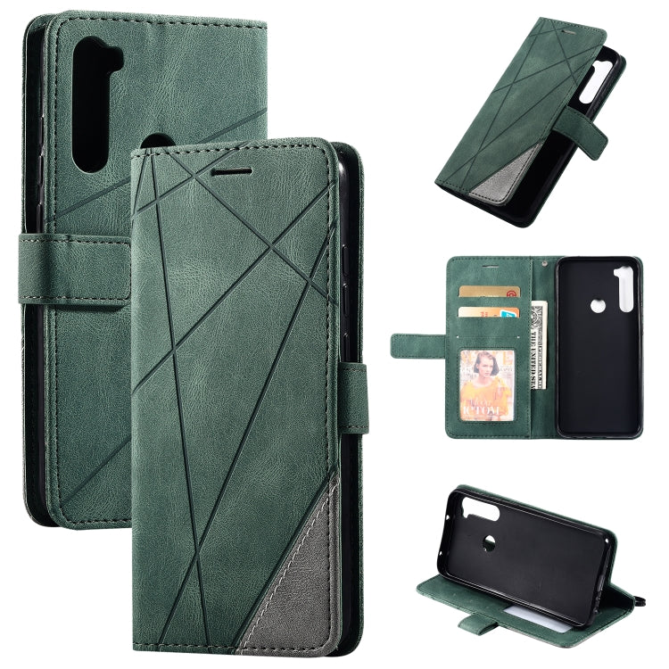 Skin Feel Splicing Horizontal Flip Leather Case with Holder & Card Slots & Wallet & Photo Frame, For iPhone SE 2022 / SE 2020 / 8 / 7, For Xiaomi Redmi Note 8, For Xiaomi Redmi Note 8 Pro - HoMEdemic™ 