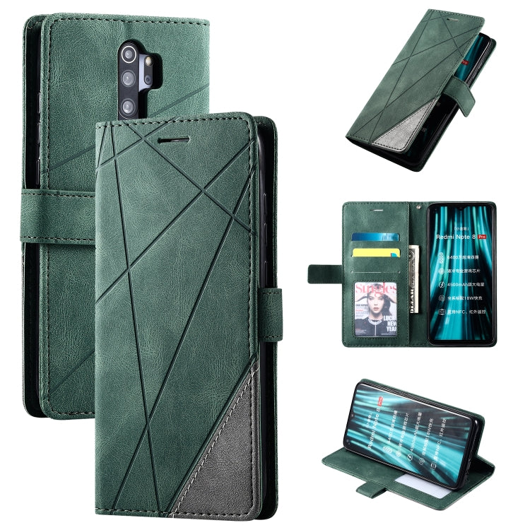 Skin Feel Splicing Horizontal Flip Leather Case with Holder & Card Slots & Wallet & Photo Frame, For iPhone SE 2022 / SE 2020 / 8 / 7, For Xiaomi Redmi Note 8, For Xiaomi Redmi Note 8 Pro - HoMEdemic™ 