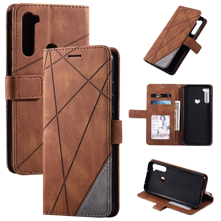 Skin Feel Splicing Horizontal Flip Leather Case with Holder & Card Slots & Wallet & Photo Frame, For iPhone SE 2022 / SE 2020 / 8 / 7, For Xiaomi Redmi Note 8, For Xiaomi Redmi Note 8 Pro - HoMEdemic™ 