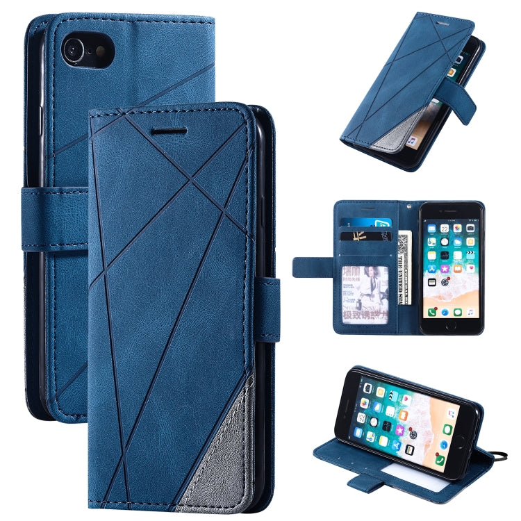 Skin Feel Splicing Horizontal Flip Leather Case with Holder & Card Slots & Wallet & Photo Frame, For iPhone SE 2022 / SE 2020 / 8 / 7, For Xiaomi Redmi Note 8, For Xiaomi Redmi Note 8 Pro - HoMEdemic™ 