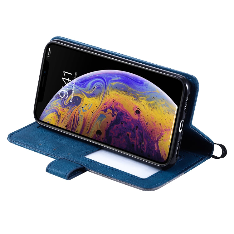 Skin Feel Splicing Horizontal Flip Leather Case with Holder & Card Slots & Wallet & Photo Frame, For iPhone XS / X, For iPhone 11, For iPhone 11 Pro, For iPhone 11 Pro Max - HoMEdemic™ 