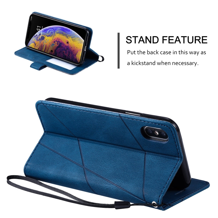 Skin Feel Splicing Horizontal Flip Leather Case with Holder & Card Slots & Wallet & Photo Frame, For iPhone XS / X, For iPhone 11, For iPhone 11 Pro, For iPhone 11 Pro Max - HoMEdemic™ 