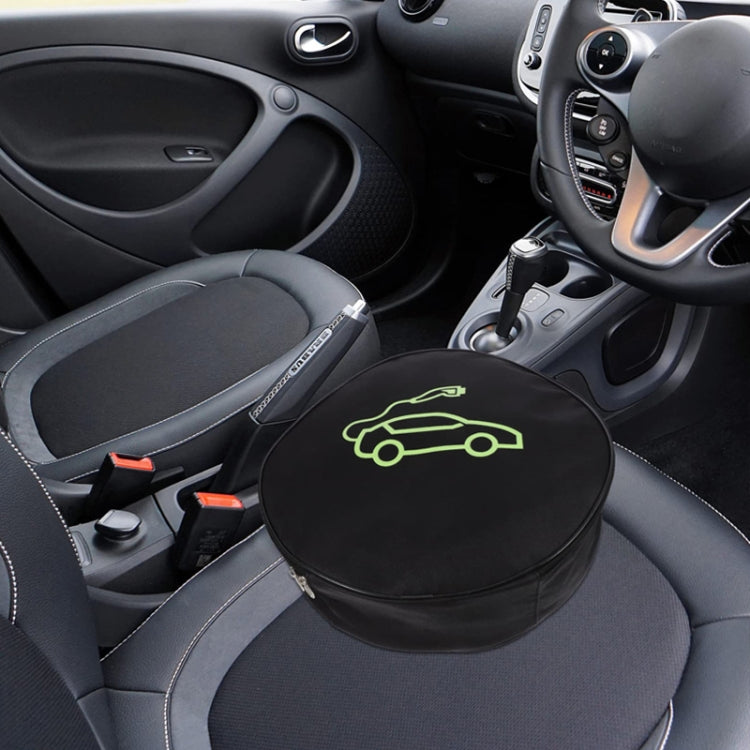 Small Electric Vehicle Charger Flame Retardant Storage Bag, Shape: 36cm Round - HoMEdemic™ 
