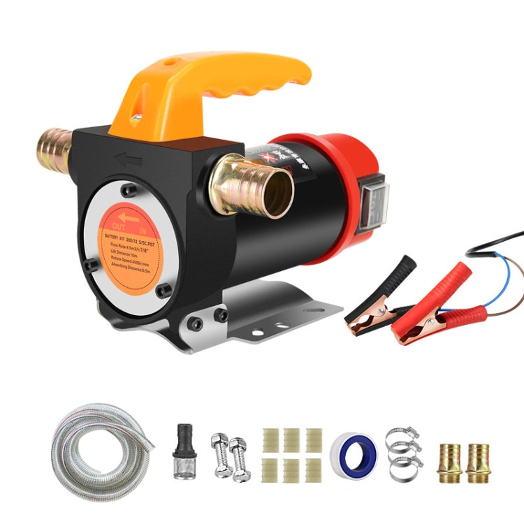 Small Portable Diesel Electric Self-Priming Oil Pump, Voltage: 12v Forward And Reverse + 4m Tube - HoMEdemic™ 
