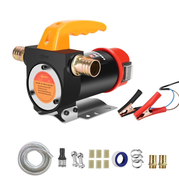 Small Portable Diesel Electric Self-Priming Oil Pump, Voltage: 12v Single Turn + 4m Tube - HoMEdemic™ 
