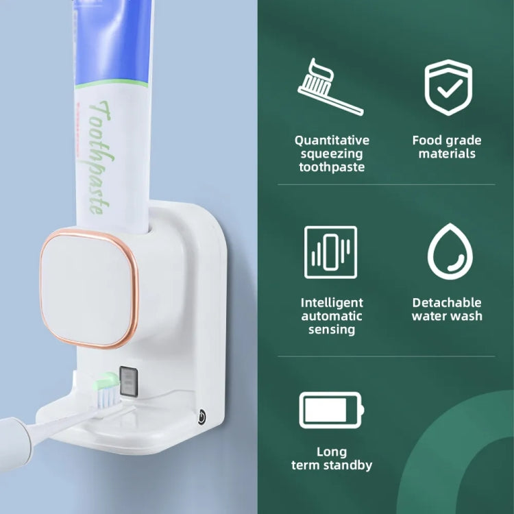 Smart Induction Toothpaste Squeezer 3 Modes Automatic Toothpaste Dispenser(Black) - HoMEdemic™ 